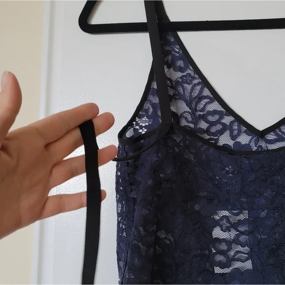 NWT Blue Babaton Halsmann Tank Sz S - Picture 11 of 16